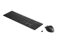 HP Wireless Rechargeable 950MK - Sats med tangentbord och mus - trådlös - 2.4 GHz - hela norden - för Elite Mobile Thin Client mt645 G7; EliteBook 830 G6; Pro Mobile Thin Client mt440 G3 3M165AA#UUW