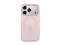 Belkin SheerForce Grip Series - Baksidesskydd för mobiltelefon - MagSafe-kompatibilitet - tillverkas av återvunna material - rosa - för Apple iPhone 17 Pro MSA035HQPK