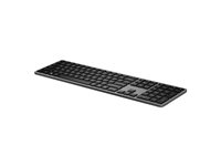 HP Dual Mode 975 - Tangentbord - bakgrundsbelyst - trådlös - Bluetooth - hela norden 3Z726AA#UUW