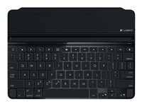 Logitech Ultrathin - Tangentbord och foliefodral - trådlös - Bluetooth - schweizisk - rymdgrå 920-006218