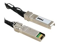 Dell Networking 40GbE QSFP+ to 4 x 10GbE SFP+ - Nätverkskabel - SFP+ till QSFP+ - passiv - för PowerSwitch S4112, S5212, S5224; Networking S5224, X1026, X1052; PowerSwitch S5212 470-AAXH
