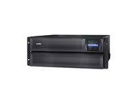 APC Smart-UPS - UPS (kan monteras i rack) - AC 120 V - 2700 Watt - 2880 VA - 1-fas - 1 x batteri - USB, serial - utgångskontakter: 3 - 4U - svart - TAA-kompatibel SMX3000RMX93