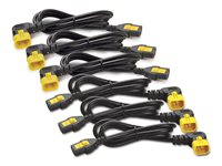 APC - Strömkabel - power IEC 60320 C13 till IEC 60320 C14 - 10 A - 1.22 m - 90° anslutning - svart - Nordamerika - för P/N: SCL500RMI1U, SCL500RMI1UC, SCL500RMI1UNC, SMTL1500RMI3UC, SMTL750RMI2UC, SRT1500RMXLI AP8704R-NA
