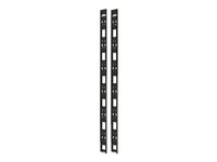 APC - Kabelhållarsats för rack - svart - 42U (paket om 2) - för Netshelter VL Enclosure no Sides, Enclosure with Sides AR7501