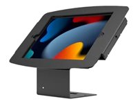Compulocks iPad 10.2" Space Enclosure Counter Stand or Wall Mount - Hölje - för surfplatta - låsbar - höggradig aluminium - svart - skärmstorlek: 10.2" - väggmonterbar, monterbar på ytor, bänkskiva - för Apple 10.2-inch iPad (7:e generation, 8:e generation, 9:e generation) 101B102IPDSB