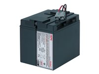 APC Replacement Battery Cartridge #7 - UPS-batteri - 1 x batteri - Bly-syra - svart - för P/N: SMT1500C, SMT1500CNC, SMT1500CUS, SMT1500I-AR, SMT1500IC, SMT1500NC, SMT1500X93 RBC7