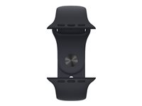 Apple - Band för smart klocka - Vanlig storlek - midnatt - för Watch Hermès Series 9, SE 3, Series 10, Series 11, Series 8, Series 9, Ultra 2, Ultra 3 MKUQ3ZM/A