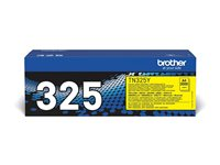 Brother TN325Y - Gul - original - tonerkassett - för Brother DCP-9055CDN, DCP-9270CDN, HL-4140CN, MFC-9465CDN TN325Y