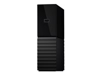 WD My Book WDBBGB0080HBK - Hårddisk - krypterat - 8 TB - extern (desktop) - USB 3.0 - 256 bitars AES - svart WDBBGB0080HBK-EESN