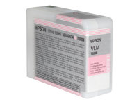 Epson - 80 ml - intensiv ljus magenta - original - bläckpatron - för Stylus Pro 3880, Pro 3880 Mirage Edition, Pro 3880 Signature Worthy Edition C13T580B00