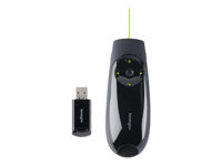 Kensington Presenter Expert Green Laser Presenter with Cursor Control and Memory - Presentationsfjärrkontroll - radio - svart K72427EU