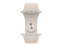 Apple - Band för smart klocka - Vanlig storlek - starlight - för Watch Hermès Series 9, SE 3, Series 10, Series 11, Series 8, Series 9, Ultra 2, Ultra 3 MKUU3ZM/A