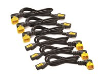 APC - Strömkabel - power IEC 60320 C13 till IEC 60320 C14 - 10 A - 1.22 m - 90° anslutning - svart - för P/N: SCL500RMI1U, SCL500RMI1UC, SCL500RMI1UNC, SMTL1500RMI3UC, SMTL750RMI2UC AP8704R-WW