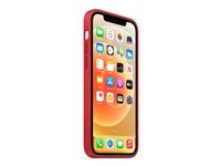 Apple - (PRODUCT) RED - skydd för mobiltelefon - med MagSafe - silikon - röd - för iPhone 12, 12 Pro MHL63ZM/A