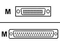Cisco - Seriell RS-449-kabel (DTE) - Smart seriell (hane) till DB-37 (hane) - skärmad - för Universal Access Server AS5300, AS5300-96, AS53-120, AS53-192, AS53-48, AS53-60, AS53-96 CAB-SS-449MT=