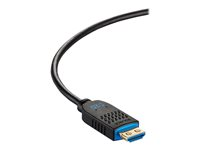 C2G 125ft (38.1m) C2G Performance Series High Speed HDMI Active Optical Cable (AOC) - 4K 60Hz Plenum Rated - High Speed - HDMI-kabel - HDMI hane till HDMI, USB-C - 38.1 m - svart - plenum, Active Optical Cable (AOC), 4K60Hz stöd C2G41487
