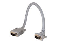 C2G Premium SXGA 90° Up Angled - VGA-kabel - HD-15 (VGA) (hane) till HD-15 (VGA) (hane) - 3 m - 90° anslutning 81043