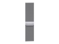 Apple - Slinga för smart klocka - 150 - 200 mm - silver - för Watch Hermès Series 9, SE 3, Series 10, Series 11, Series 8, Series 9, Ultra 2, Ultra 3 ML783ZM/A