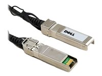 Dell - Direktkopplingskabel - QSFP+ till QSFP+ - dubbelaxlad - för Networking C9010, S5000, S6000, S6010; PowerSwitch S4112, S5212, S5224; Networking S4048 470-AAXI