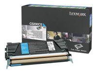Lexmark - Cyan - original - tonerkassett LCCP, LRP - för Lexmark C520n, C530dn, C530n C5200CS