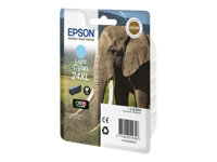Epson 24XL - 9.8 ml - XL - ljus cyan - original - blister med RF-larm/akustiskt larm - bläckpatron - för Expression Photo XP-55, 750, 760, 850, 860, 950, 960; Expression Premium XP-750, 850 C13T24354020