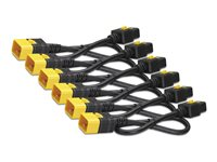 APC - Strömkabel - IEC 60320 C19 till IEC 60320 C20 - 16 A - sprintlåsning - svart - för P/N: SMT2200I-AR, SMT2200R2I-AR, SMT3000I-AR, SMT3000R2I-AR, SRT1500XLI, SRT2200XLI-KR AP8712S