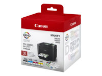 Canon PGI-2500XL C/M/Y/BK - 4-pack - svart, gul, cyan, magenta - original - bläcktank - för MAXIFY iB4050, iB4150, MB5050, MB5150, MB5155, MB5350, MB5450, MB5455 9254B004