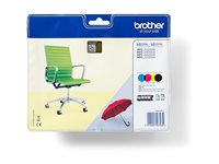 Brother LC229XL Value-Pack - 4-pack - svart, gul, cyan, magenta - original - förpackning med stöldmärkning - bläckpatron - för Brother MFC-J5320DW, MFC-J5625DW LC229XLVALBPDR