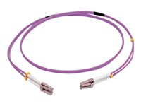 C2G 7m LC/LC OM4 LSZH Fibre Patch - Purple - Patch-kabel - LC multiläge (hane) till LC multiläge (hane) - 7 m - 7 m - fiberoptisk - duplex - 50/125 mikron - OM4 - lila 81753
