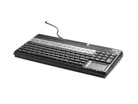 HP POS Keyboard with Magnetic Stripe Reader - Tangentbord - USB - QWERTY - för Engage Flex Mini Retail System; Engage One; MX12; RP9 G1 Retail System FK218AA