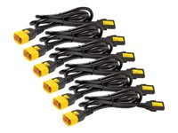 APC - Strömkabel - power IEC 60320 C13 till IEC 60320 C14 - 10 A - 1.83 m - svart - Världsomspännande - för P/N: SCL500RMI1U, SCL500RMI1UC, SCL500RMI1UNC, SMTL1500RMI3UC, SMTL750RMI2UC AP8706S-WW