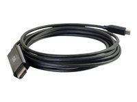 C2G 1ft USB C to HDMI - 4K - Black - M/M - Kabel för video / ljud - USB-C hane vändbar till HDMI hane - 30.5 cm - svart - stöd för 4K 26906
