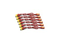 APC - Strömkabelsats - power IEC 60320 C13 till IEC 60320 C14 - 10 A - 1.8 m - röd - för P/N: SCL500RMI1U, SCL500RMI1UC, SCL500RMI1UNC, SMTL1500RMI3UC, SMTL750RMI2UC, SRT1500RMXLI AP8706S-WWX340