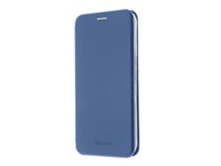 Insmat Exclusive - Baksidesskydd för mobiltelefon - kartong+papper+aluminiumfolie, termoplastisk polyuretan (TPU), polyuretan - electric blue - för Samsung Galaxy A35 650-3231