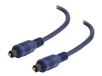 C2G Velocity - Digial audiokabel (optisk) - TOSLINK hane till TOSLINK hane - fiberoptisk 80322