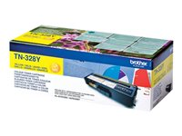 Brother TN328Y - Gul - original - tonerkassett - för Brother DCP-9270CDN TN328Y