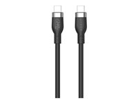 HyperJuice - USB-kabel - USB-C (hane) till USB-C (hane) - USB 2.0 - 1 m - utökat effektområde (EPR), USB-strömförsörjning (240W) - svart HJ4001BKGL