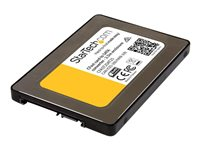 StarTech.com CFast-kort till SATA-adapter med hölje på 2,5" - Kontrollerkort - 1 Kanal - CFast Card - SATA 6Gb/s - svart, silver - för P/N: BRACKET125PT, BRACKET125PTP, BRACKET225PT, BRACKET425F CFAST2SAT25
