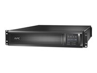 APC Smart-UPS X 3000 Rack/Tower LCD - UPS - AC 208/230 V - 2.7 kW - 3000 VA - 1-fas - RS-232, USB - utgångskontakter: 11 - 2U - svart - APC Take-Back SMX3000RMHV2U