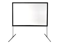 Multibrackets M Fast-fold - Projektorduk - 150" (381 cm) - 16:9 - Matte White - svart 7350073731923