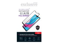 Insmat Brilliant Glass - Skärmskydd för mobiltelefon - helskärm - 2.5D - glas - ramfärg svart - för Apple iPhone 16 Pro 861-1560