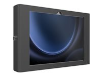 Compulocks Galaxy Tab S9/S9FE 10.9" Apex Secured Enclosure Wall Mount - Hölje - portabel, synlig kamera och sensorer fram/bak - för surfplatta - låsbar - metallram - svart - skärmstorlek: 10.9" - monterbar på golvstativ - för Samsung Galaxy Tab S10 FE, Tab S10 Lite, Tab S11, Tab S9, Tab S9 FE 109GAPXB