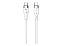 HyperJuice - USB-kabel - USB-C (hane) till USB-C (hane) - USB 2.0 - 1 m - utökat effektområde (EPR), USB-strömförsörjning (240W) - vit HJ4001WHGL