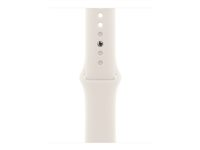 Apple - Band för smart klocka - 40mm - storlek S/M - starlight - för Watch Hermès Series 7, Hermès Series 9, SE 3, Series 10, Series 11, Series 8, Series 9 MYJ33ZM/A