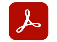 Adobe Acrobat Pro - Uppgraderingsplan (1 år) - 1 användare - CLP - Nivå 1 (8000-99999) - 100 punkter - avgift för 12 månader - Win, Mac - International English 65196365AA01A12