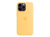 Apple - Skydd för mobiltelefon - med MagSafe - silikon - sunglow - för iPhone 14 Pro Max MPU03ZM/A