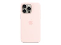 Apple - Skydd för mobiltelefon - MagSafe-kompatibilitet - silikon - Light Pink - för iPhone 15 Pro Max MT1U3ZM/A
