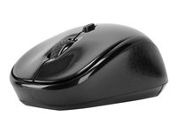 Targus - Mus - höger- och vänsterhänta - optisk - trådlös - 2.4 GHz - trådlös USB-mottagare - svart AMW50EU