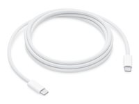 Apple - USB-kabel - USB-C (hane) till USB-C (hane) - 2 m - stöd för strömleverans på upp till 240 W MU2G3ZM/A