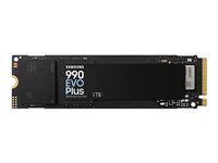 Samsung 990 EVO Plus MZ-V9S1T0 - SSD - krypterat - 1 TB - inbyggd - M.2 2280 - PCIe 5.0 x2 (NVMe) - 256 bitars AES - TCG Opal Encryption 2.0 MZ-V9S1T0BW